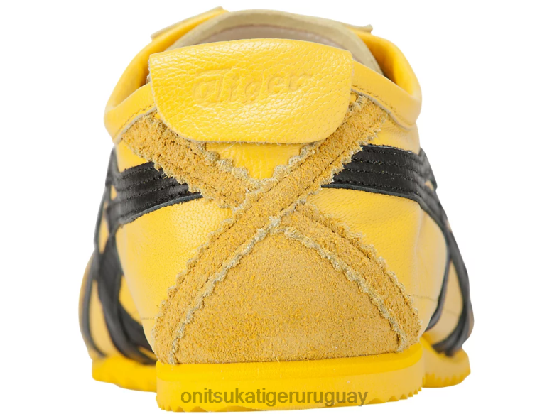 Onitsuka Tiger México 66 de lujo hombres J06BX136 tai chi amarillo/negro zapatos