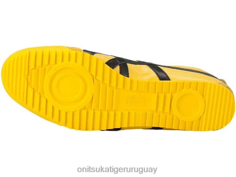 Onitsuka Tiger México 66 de lujo hombres J06BX136 tai chi amarillo/negro zapatos