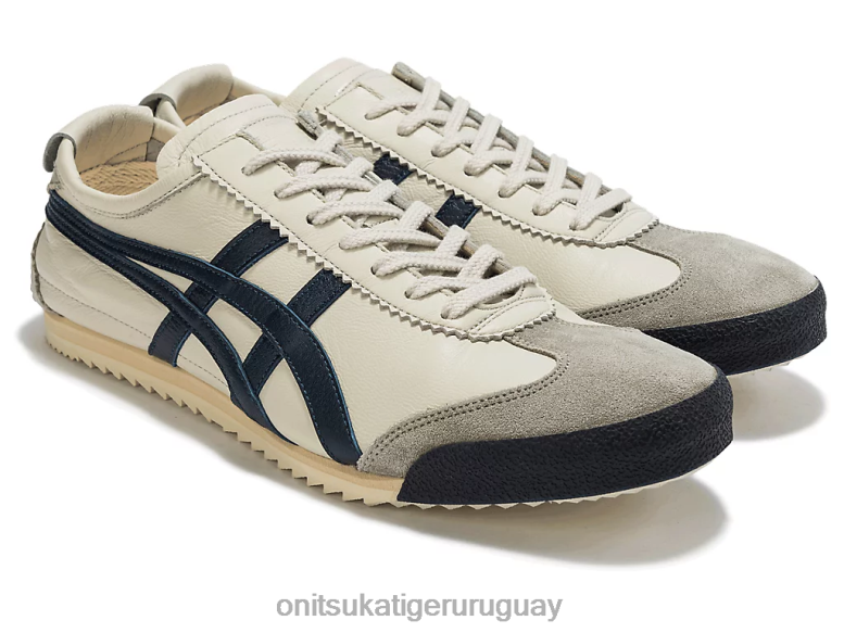 Onitsuka Tiger México 66 de lujo hombres J06BX22 abedul/azul índigo zapatos