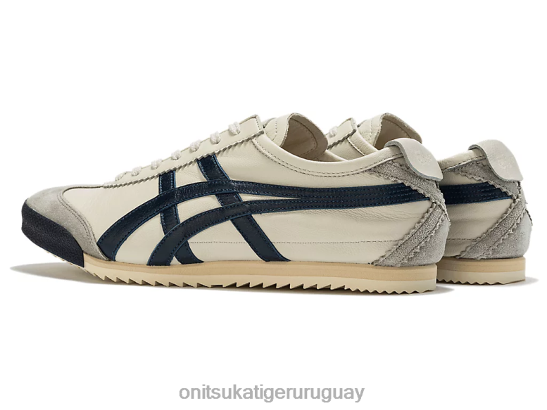 Onitsuka Tiger México 66 de lujo hombres J06BX22 abedul/azul índigo zapatos