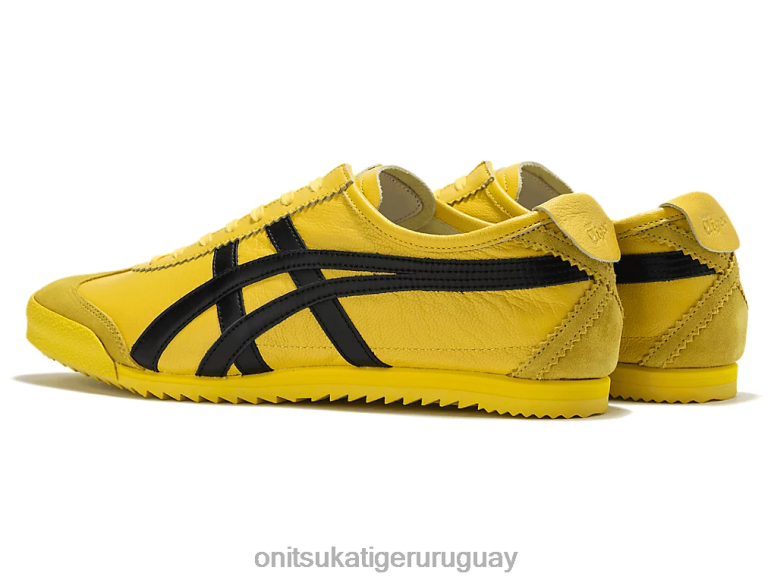 Onitsuka Tiger México 66 de lujo hombres J06BX23 tai chi amarillo/negro zapatos