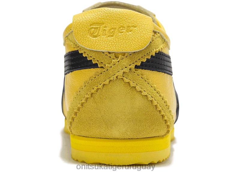 Onitsuka Tiger México 66 de lujo hombres J06BX23 tai chi amarillo/negro zapatos