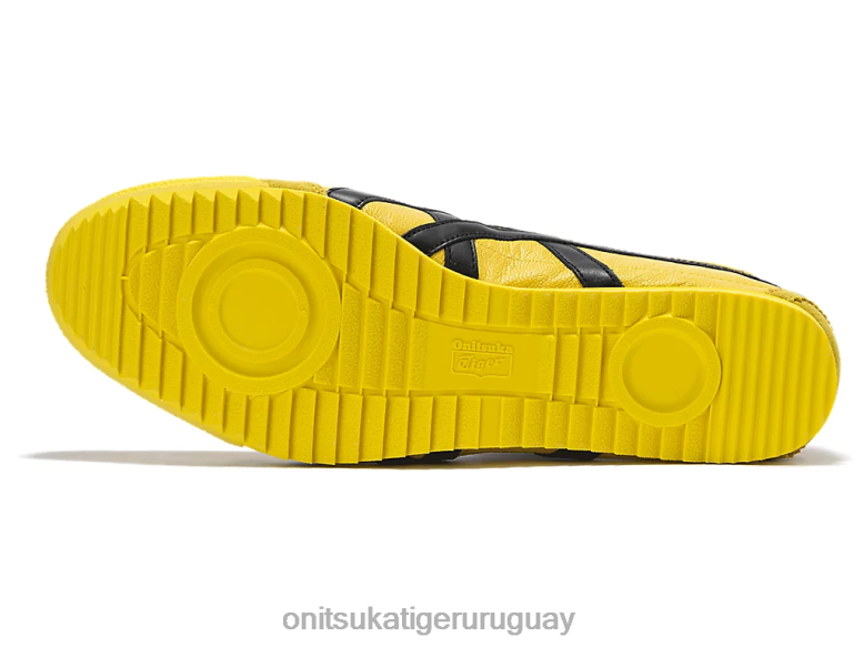 Onitsuka Tiger México 66 de lujo hombres J06BX23 tai chi amarillo/negro zapatos