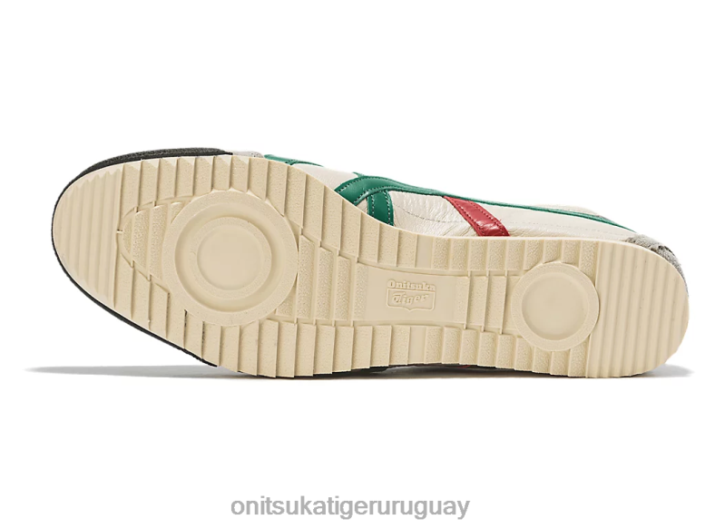 Onitsuka Tiger México 66 de lujo hombres J06BX24 crema/verde zapatos