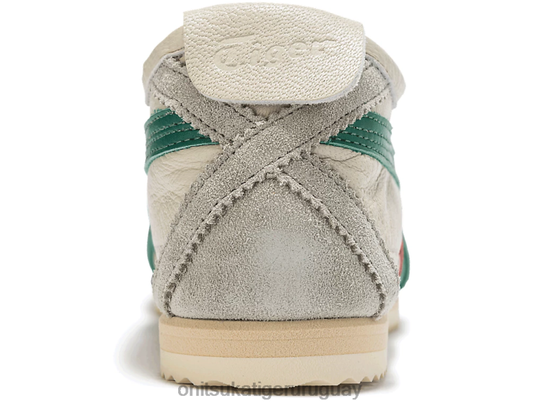 Onitsuka Tiger México 66 de lujo mujer J06BX532 crema/verde zapatos