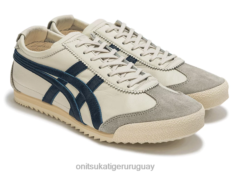 Onitsuka Tiger México 66 de lujo mujer J06BX533 abedul/azul índigo zapatos
