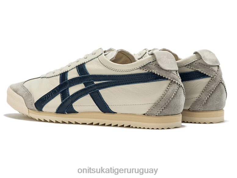 Onitsuka Tiger México 66 de lujo mujer J06BX533 abedul/azul índigo zapatos