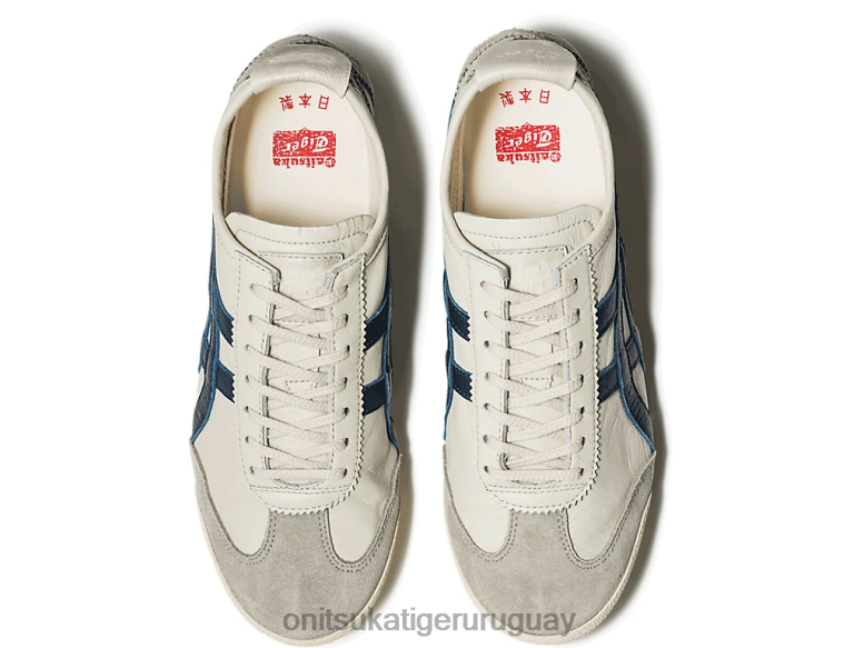 Onitsuka Tiger México 66 de lujo mujer J06BX533 abedul/azul índigo zapatos