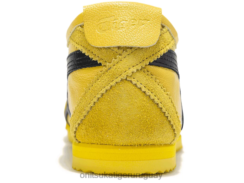 Onitsuka Tiger México 66 de lujo mujer J06BX534 tai chi amarillo/negro zapatos