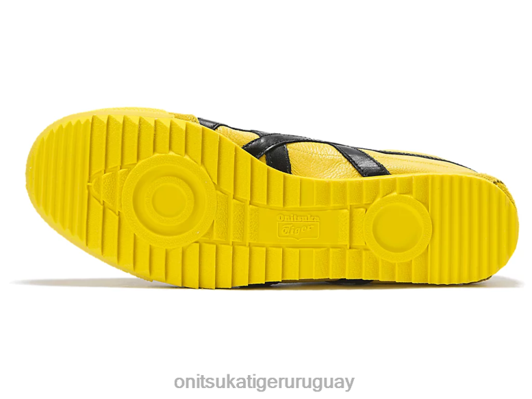 Onitsuka Tiger México 66 de lujo mujer J06BX534 tai chi amarillo/negro zapatos