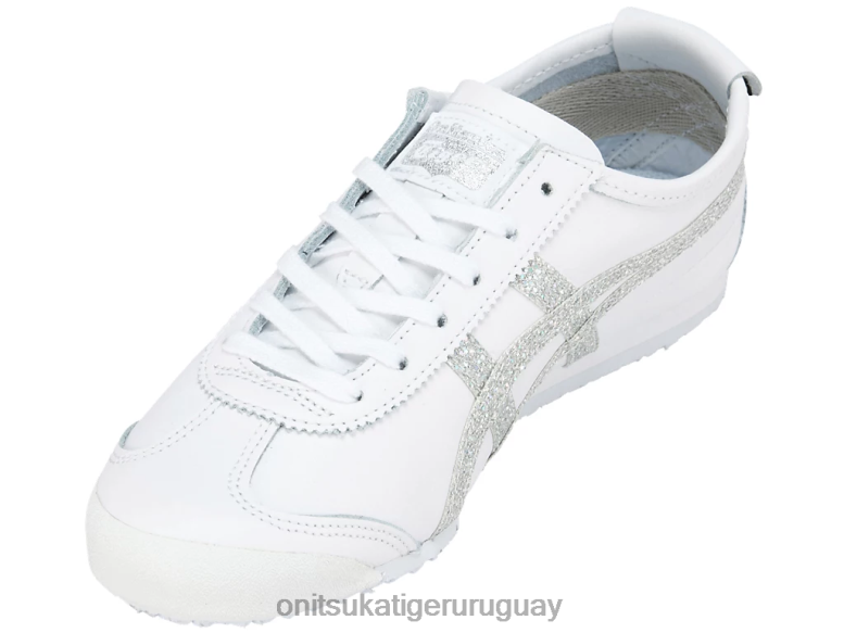 Onitsuka Tiger México 66 mujer J06BX134 plata blanca zapatos