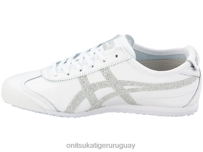 Onitsuka Tiger México 66 mujer J06BX134 plata blanca zapatos