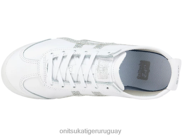 Onitsuka Tiger México 66 mujer J06BX134 plata blanca zapatos