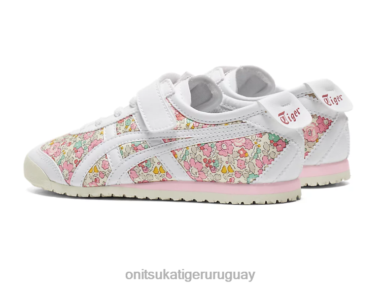 Onitsuka Tiger México 66 niños J06BX621 blanco/algodón de azúcar zapatos