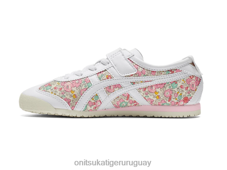 Onitsuka Tiger México 66 niños J06BX621 blanco/algodón de azúcar zapatos