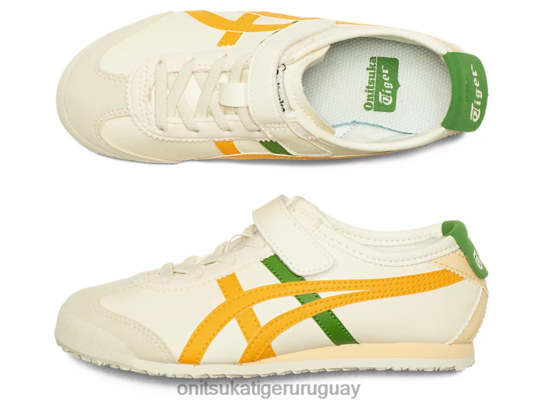 Onitsuka Tiger México 66 niños J06BX626 crema/cítricos zapatos