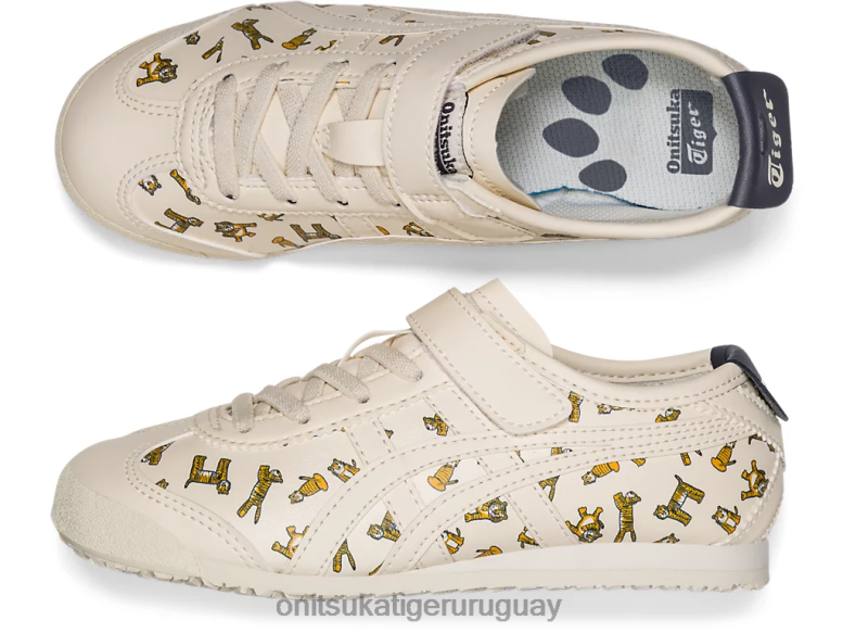 Onitsuka Tiger México 66 niños J06BX640 crema zapatos