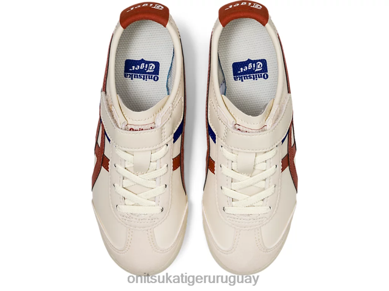 Onitsuka Tiger México 66 niños J06BX641 abedul/rojo óxido zapatos