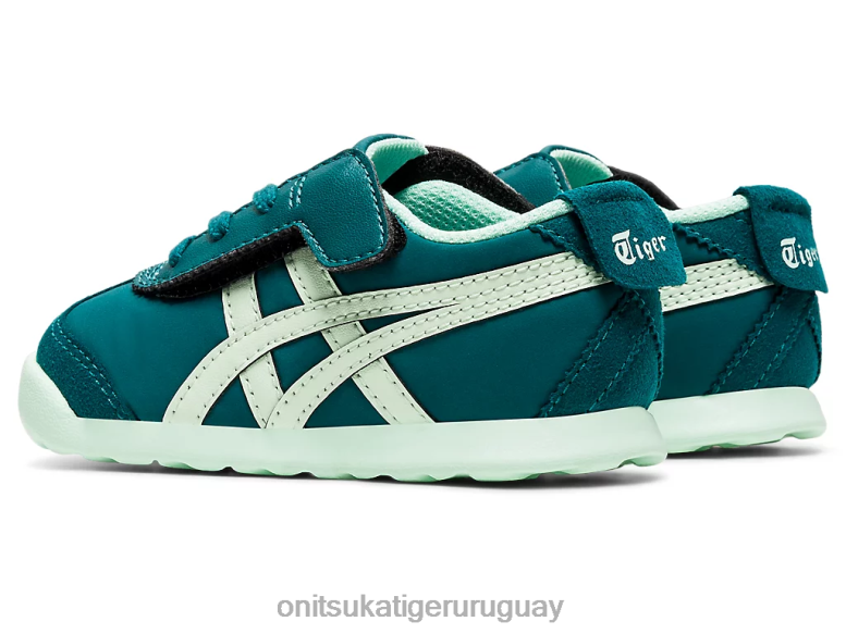 Onitsuka Tiger México 66 niños J06BX643 pino aterciopelado/tinte menta zapatos