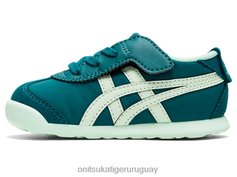 Onitsuka Tiger México 66 niños J06BX643 pino aterciopelado/tinte menta zapatos