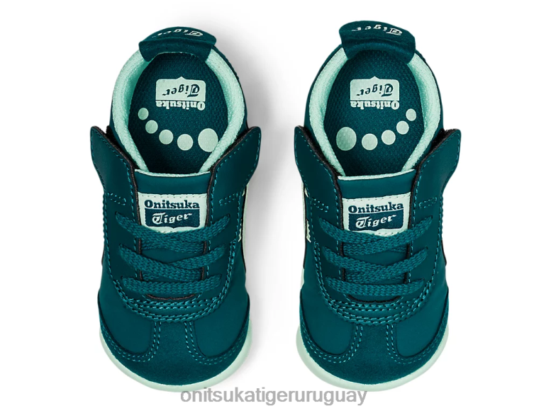 Onitsuka Tiger México 66 niños J06BX643 pino aterciopelado/tinte menta zapatos