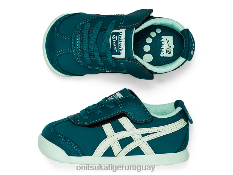 Onitsuka Tiger México 66 niños J06BX643 pino aterciopelado/tinte menta zapatos