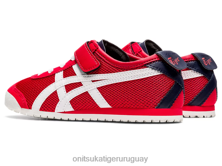 Onitsuka Tiger México 66 niños J06BX645 clásico rojo/blanco zapatos
