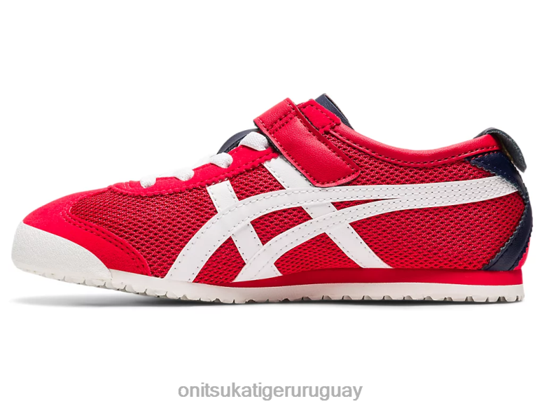 Onitsuka Tiger México 66 niños J06BX645 clásico rojo/blanco zapatos