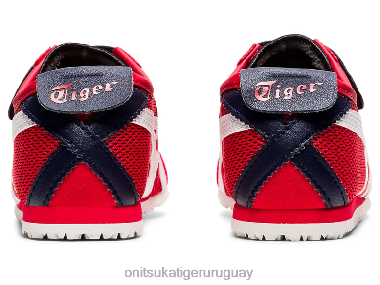 Onitsuka Tiger México 66 niños J06BX645 clásico rojo/blanco zapatos