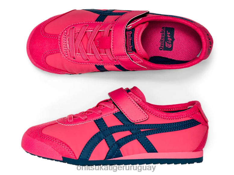Onitsuka Tiger México 66 niños J06BX647 camafeo rosa/azul mako zapatos