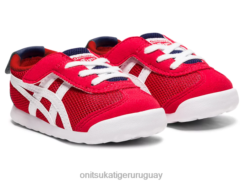 Onitsuka Tiger México 66 niños J06BX650 clásico rojo/blanco zapatos