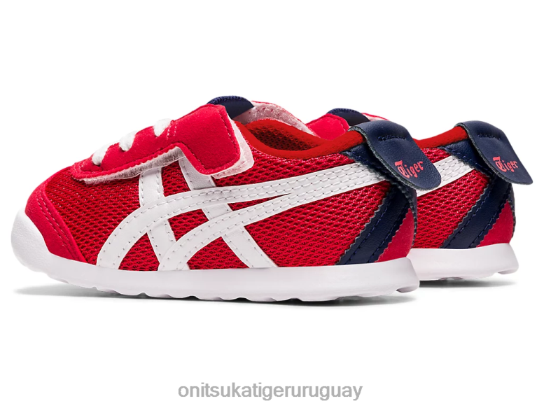 Onitsuka Tiger México 66 niños J06BX650 clásico rojo/blanco zapatos