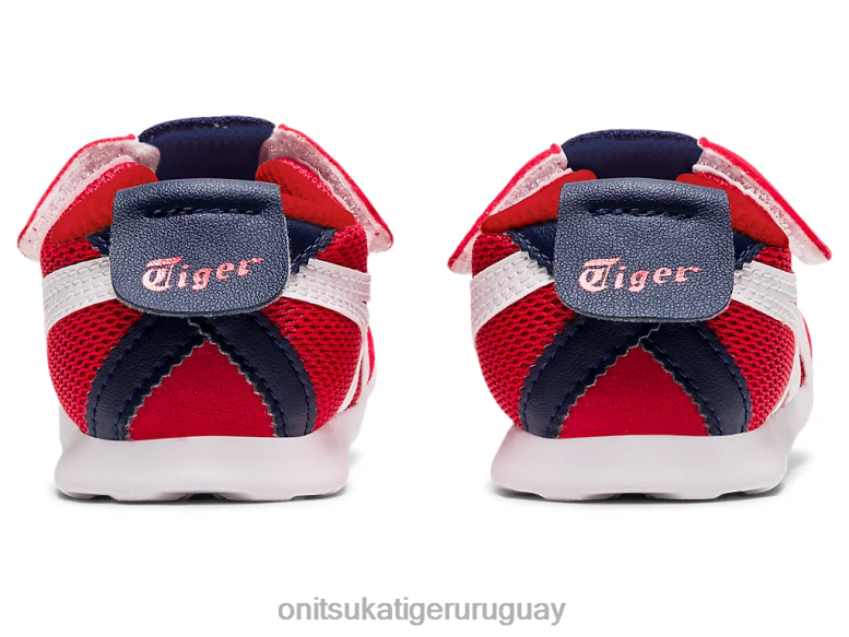 Onitsuka Tiger México 66 niños J06BX650 clásico rojo/blanco zapatos