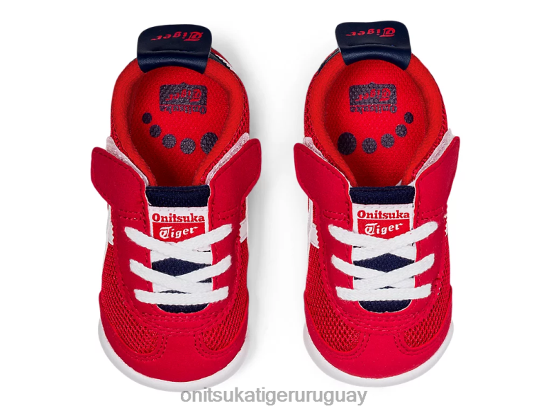 Onitsuka Tiger México 66 niños J06BX650 clásico rojo/blanco zapatos