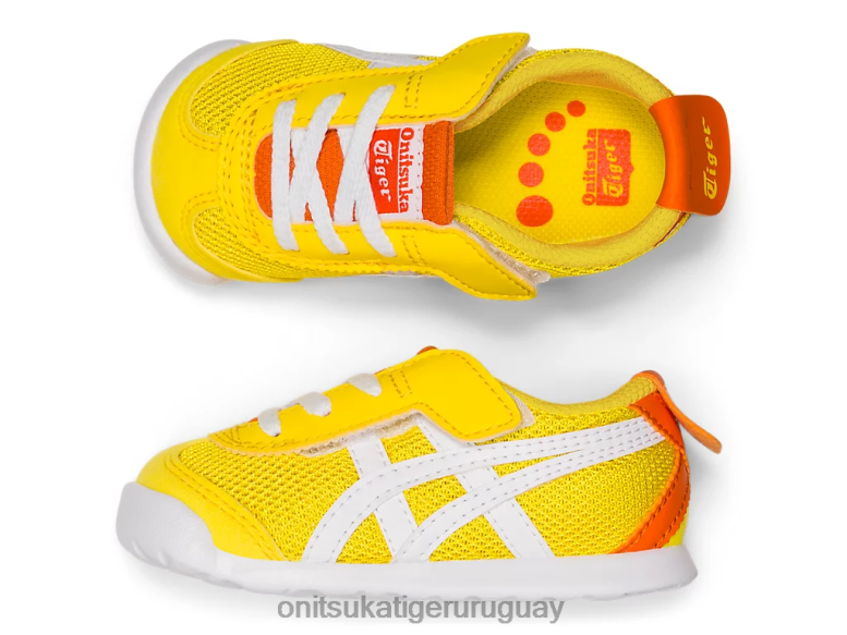 Onitsuka Tiger México 66 niños J06BX654 amarillo vibrante/blanco zapatos