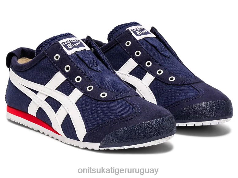 Onitsuka Tiger México 66 sin cordones niños J06BX635 chaquetón/blanco zapatos