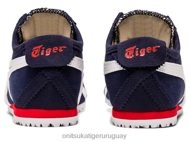 Onitsuka Tiger México 66 sin cordones niños J06BX635 chaquetón/blanco zapatos