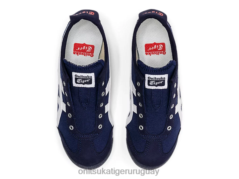 Onitsuka Tiger México 66 sin cordones niños J06BX635 chaquetón/blanco zapatos