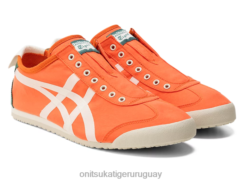 Onitsuka Tiger México 66 sin cordones unisexo J06BX119 tomate/crema bermellón zapatos