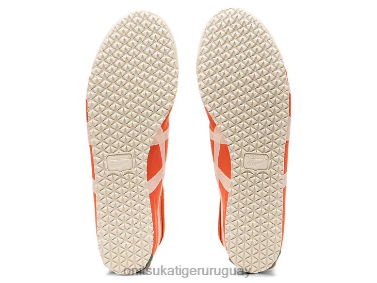 Onitsuka Tiger México 66 sin cordones unisexo J06BX119 tomate/crema bermellón zapatos