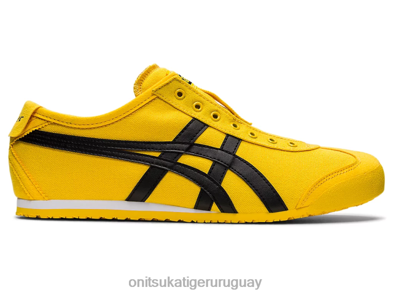 Onitsuka Tiger México 66 sin cordones unisexo J06BX126 tai chi amarillo/negro zapatos