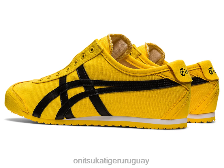 Onitsuka Tiger México 66 sin cordones unisexo J06BX126 tai chi amarillo/negro zapatos