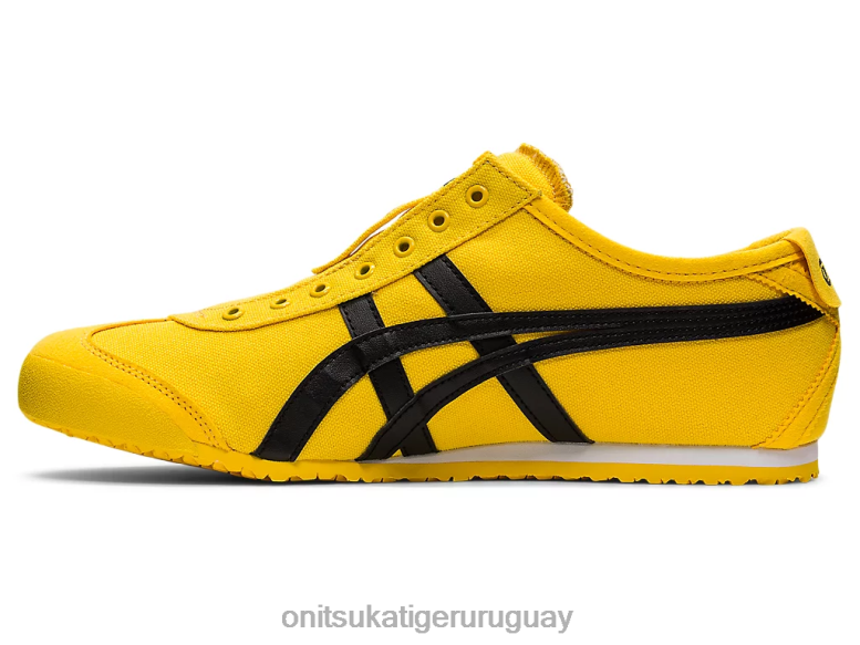 Onitsuka Tiger México 66 sin cordones unisexo J06BX126 tai chi amarillo/negro zapatos