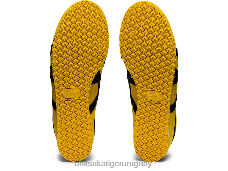 Onitsuka Tiger México 66 sin cordones unisexo J06BX126 tai chi amarillo/negro zapatos