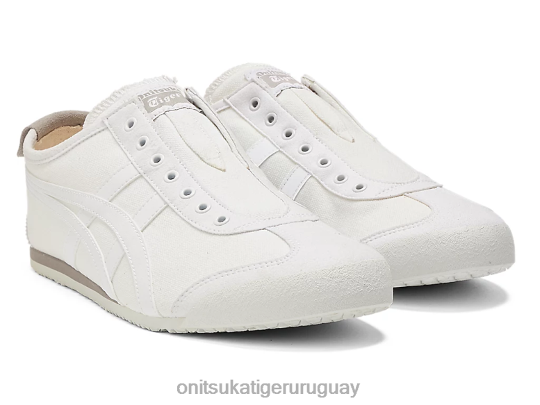 Onitsuka Tiger México 66 sin cordones unisexo J06BX35 blanco zapatos