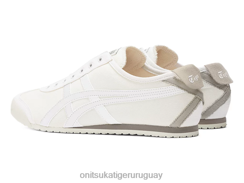 Onitsuka Tiger México 66 sin cordones unisexo J06BX35 blanco zapatos