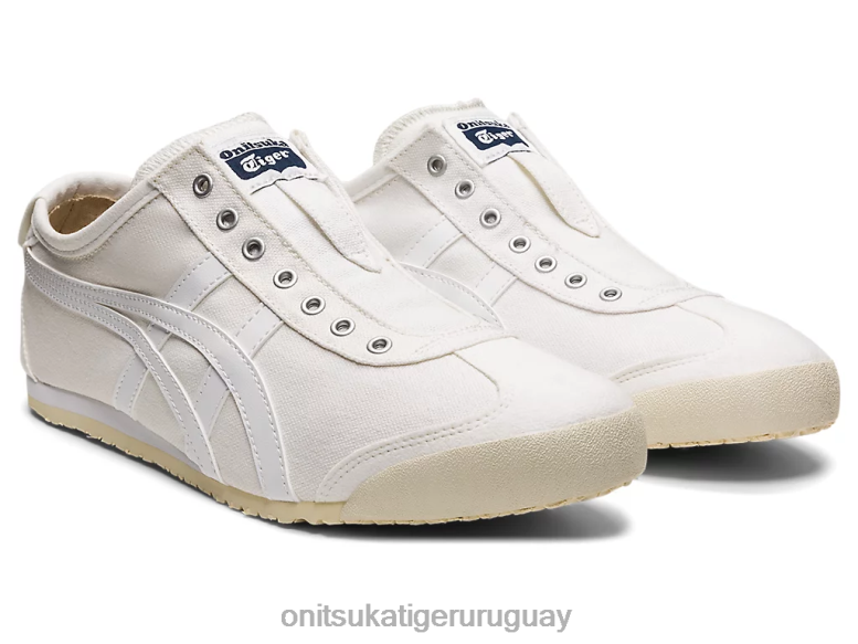 Onitsuka Tiger México 66 sin cordones unisexo J06BX359 blanco zapatos
