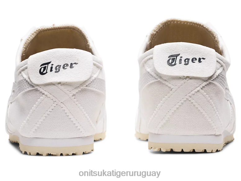 Onitsuka Tiger México 66 sin cordones unisexo J06BX359 blanco zapatos