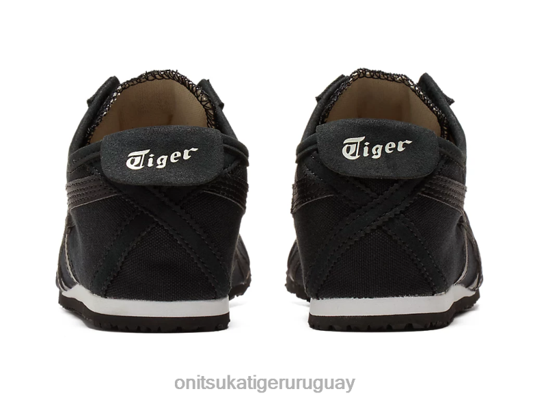 Onitsuka Tiger México 66 sin cordones unisexo J06BX360 negro zapatos