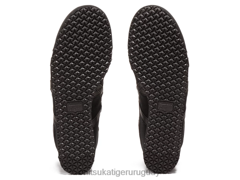 Onitsuka Tiger México 66 sin cordones unisexo J06BX360 negro zapatos